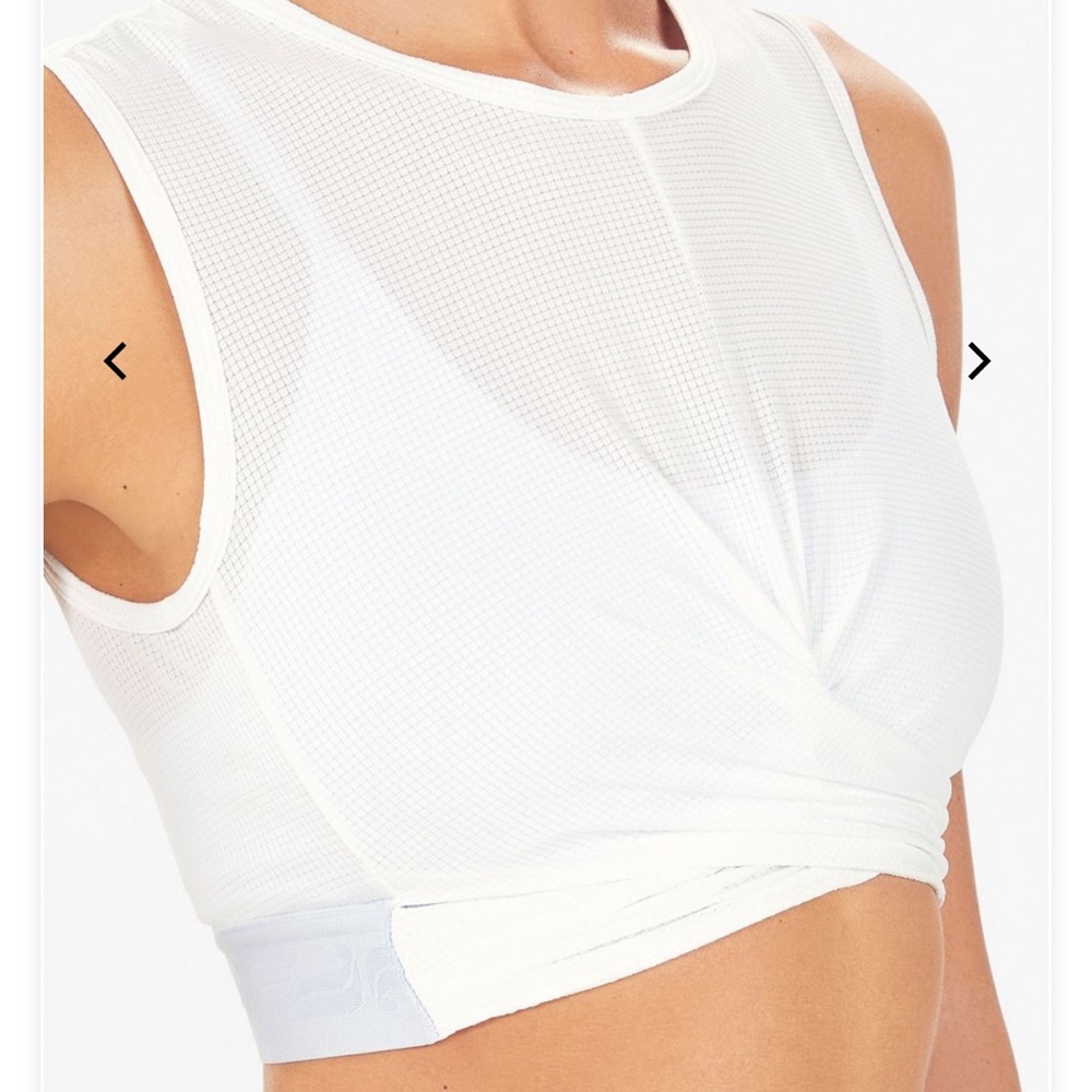Fabletics Cropped Front Tie Top